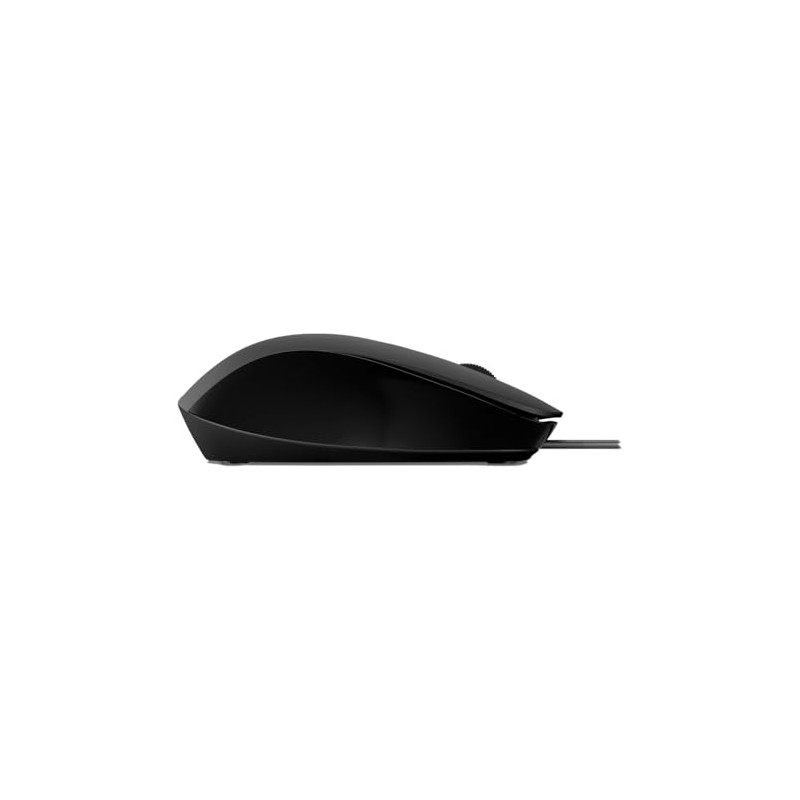 HP Mouse con Cable 150, Almbrico, Universal, Negro (240J6AA)