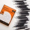 Retractable Gel Pen Refills, Shuttle Art 30 Pack Black Rollerball