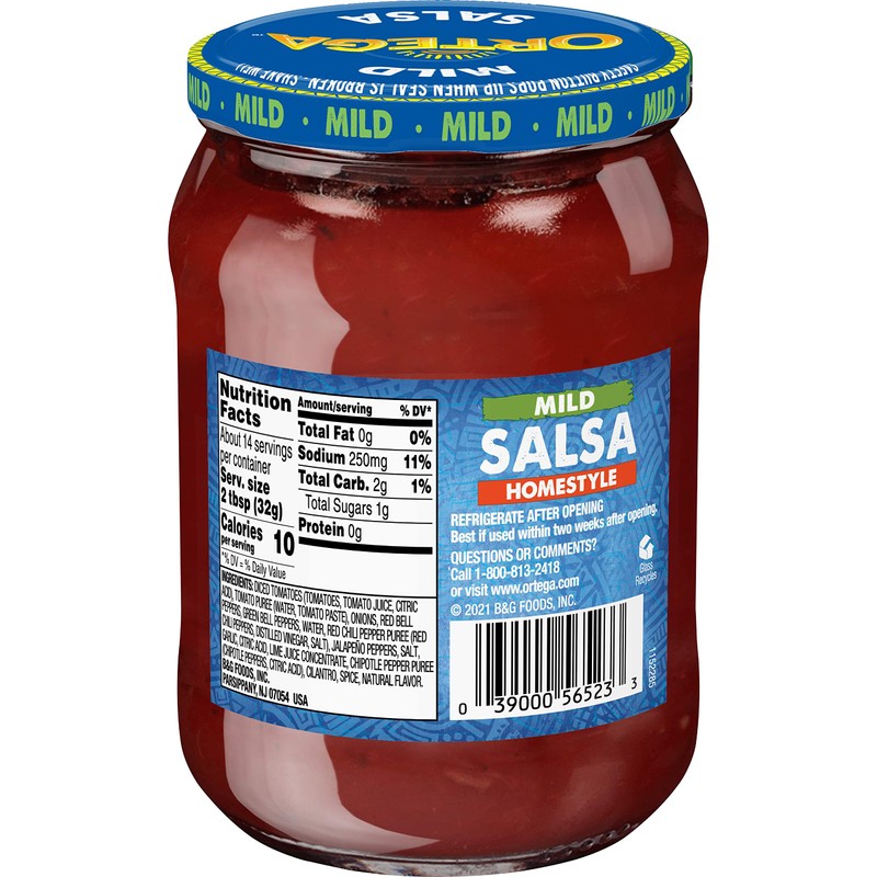 Ortega Salsa Prima Mild Homestyle - 16 oz