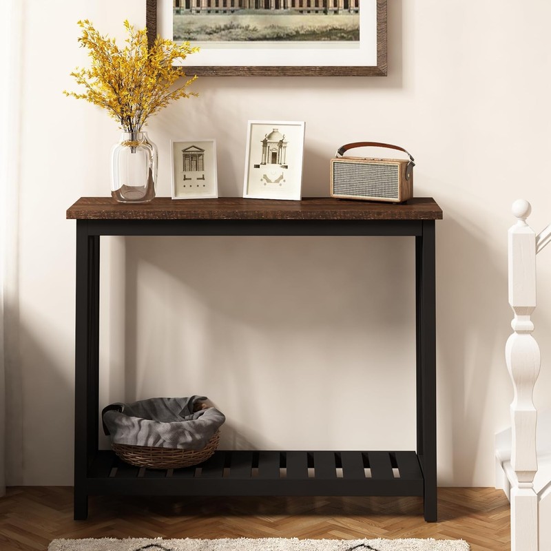 ChooChoo Console Table for Entryway Sofa Tables Living Room Farmhouse,