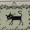 Pearl 092912 Glasses Case Semi Hard Case Magnetic Black Cat