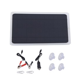 Cuifati Solar Panel Kit 20W 12V Monocrystalline Solar Panel Portable Power Backup Kit Upgrade Waterproof Controller for Car, Boat, Automotive, Motorcycle, RV