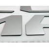 Advanced Trims Silver Alum Raised Plastic Letters Inserts fits Toyota