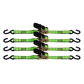 Grip 4 Piece 1-Inch x 15-Foot Ratchet Tie Down Set