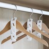 SIXHAOBU Pack of 12 Hooks for Clothes Hangers, Cascading Stacked