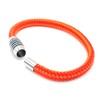 Bracelet "Orange Stripes" Made of Colour-Intense Paracord Sailing Rope with
