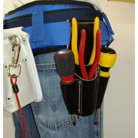 Kozuchi SP-06 Black Floor Leather Pliers Insert, 2 Tiers, Screwdriver Insert, Double Sewing