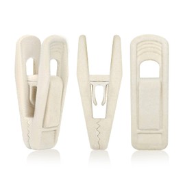 Andiker 20 Pack Velvet Hanger Clips Set, Finger Pants Clips for Velvet Flocked, Clothing Pins (Grey)