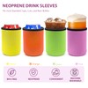 4 X Cooler Sleeve Raffredda Lattina 7 x 10 cm
