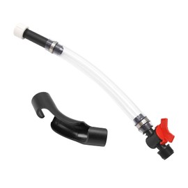 UOIENRT Racing Fuel Jug Hose, Clear Racing Fuel Filler Hose with Ball Valve Shut Hose Kit for Racing Fuel Jugs Auto 916 916