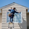 BOCOM 12.5 FT Aluminum Telescoping Ladder, Lightweight Multi-Purpose Collapsible Extension