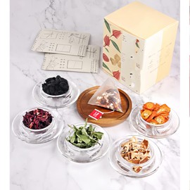 Organic Hibiscus and Dried Tangerine Peel Tea - 20 Tea Bags (10g Each) - Roselle Flower Tea