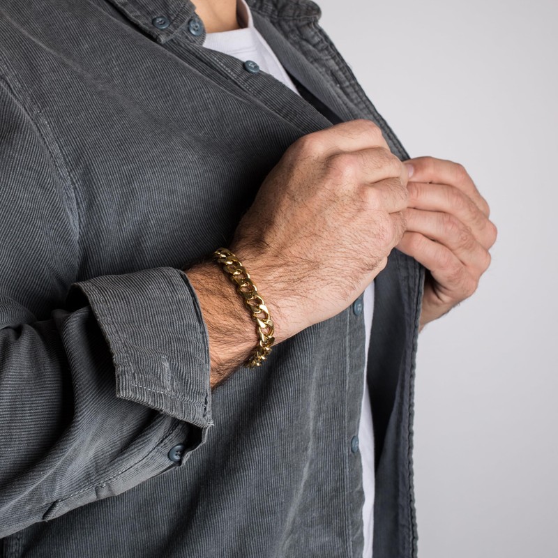 Akitsune Militium Chain Bracelet | Curb Chain Links Women Men
