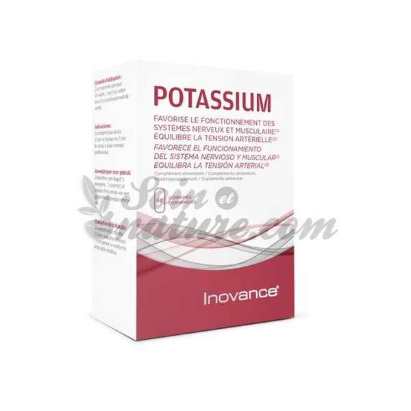 Inovance Potassium équilibre des échanges Ioniques 60 comprimés