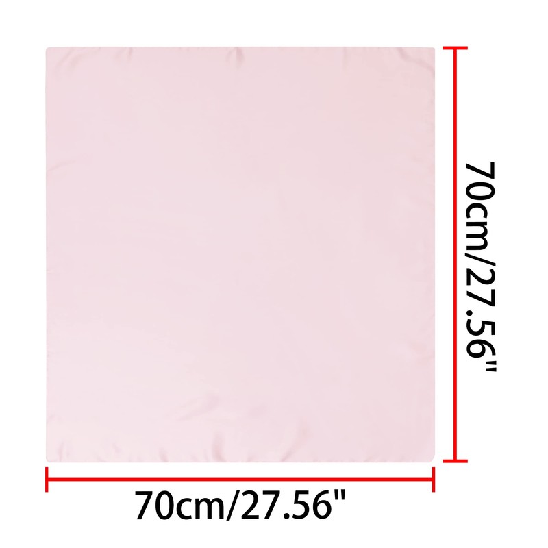 Allegra K Scarf, Plain, Square, Neckerchief, 27.6 inches (70 cm),