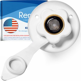 Renator RV Water Inlet Connection. RV City Water Inlet With Check Valve. Inlet Hose Connector. Hose Flange Hookup For RV Camper (white).