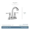 Moen 84092SRN Ellicott 4" Lavatory Faucet, Spot Resist Brushed Nickel