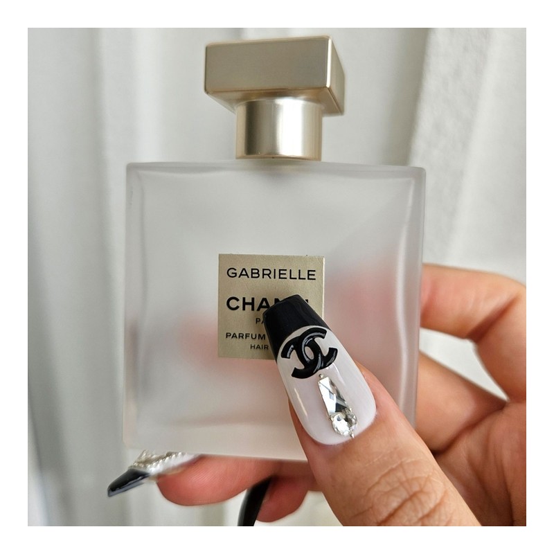 C Black Handmade Nail Tips - Square / C블랙 수제네일팁