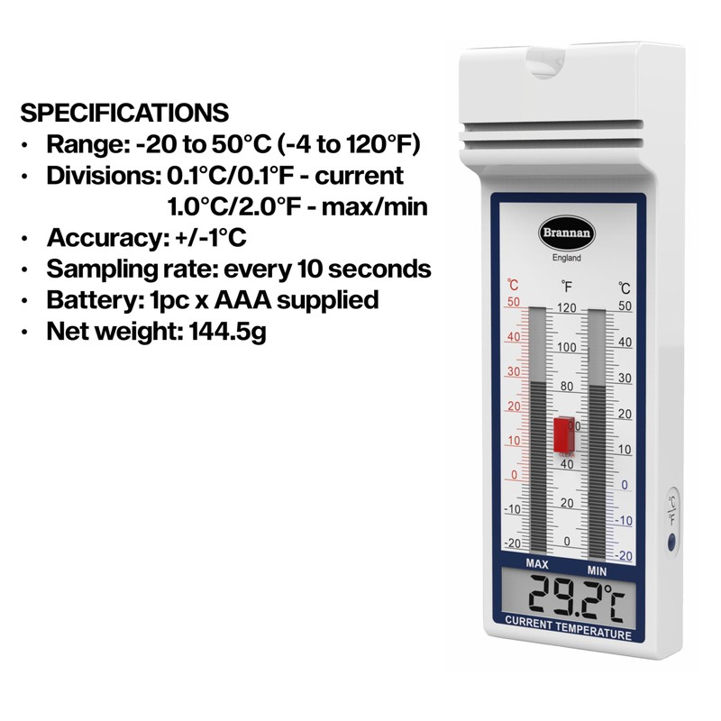 Digital Max Min Greenhouse Thermometer
