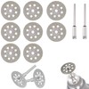 AmoYoung Round Hole Mini Diamond Cutter, 14 Pieces, Diameter 1.2