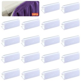 Hilitchi 30Pcs Table Cover Tablecloth Clips EC Model Table Skirting Clips with Hook and Loop at The Back Side for Table 3/4inch - 1inch