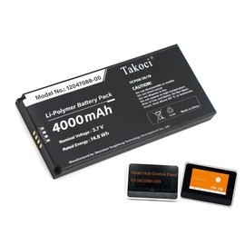 ChoyoqeR 12047088-00, 10-600013-001 Rechargeable Battery Compatible with VS-SH2000-C00 Smart Hub Control Panel 5100mAh/3.8V