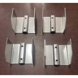 Generic W Style Galvanized Bee Hives Pallet clips 4 Piece Pack