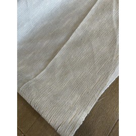 Designer Velvet Distressed Fabric Light cool Gray