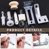 Wokape 7Pcs Bifold Door Hardware Repair Kit, Bifold Sliding Closet