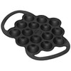 Victoria Cast Iron Poffertjes Dutch Pancake Pan with Loop Handles,