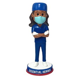 Anesthesiologist Surgeon Respiratory Therapist Heroes Bobblehead Female Dark