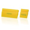 FOSHIO Mini Colander Wiper Scraper Rubber Squeegee Sticker Wrapping Tool