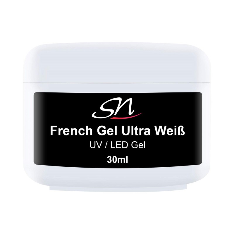 French Gel snow-white White