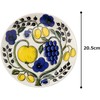 ARABIA Paratiisi Plate Flat, 8.3 inches (21 cm), Classic Colors