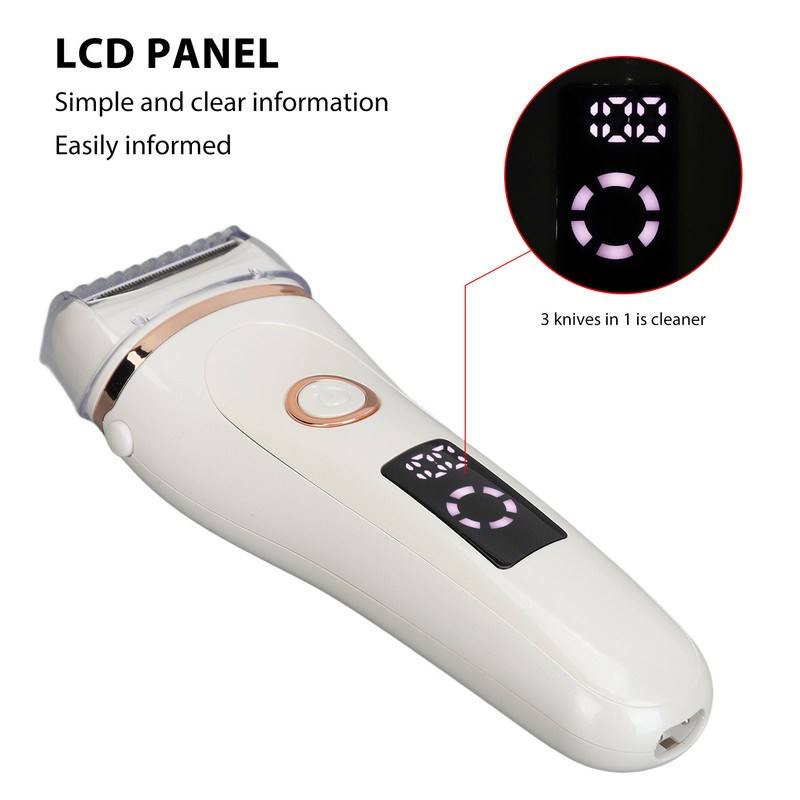 Electric Bikini Trimmer Wet Dry Compact Multi Functional Digital Hair