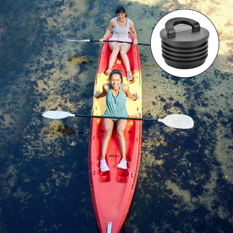 8 Pack Kayak Scupper Plugs, Universal Waterproof Rubber Kayak Bungs