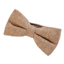 DonDon men's bow tie, 12 x 6 cm, cotton, tied and adjustable length, choice of colours -