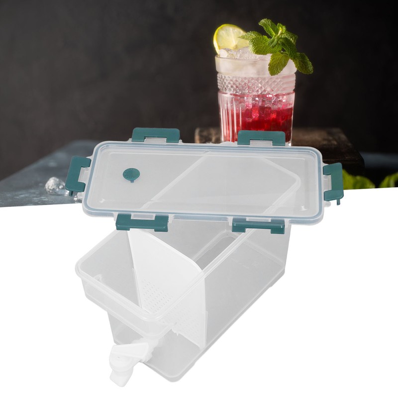 3.5L Drink Dispenser with Spigot Rubber Ring Safe Large Capacity