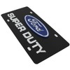 Ford Super Duty placa de licencia en acero negro