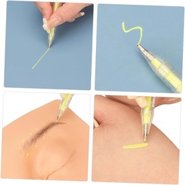 Lápiz De Cejas 1mm Bolígrafo De Posicionar Cejas Marcador Corporal Para