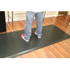 Rhino Mats, Diamond Plate Anti-Fatigue Mat, Vinyl, 2' x 2'