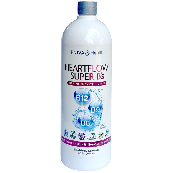 Eniva Heart Flow Super Bs Artery & Blood Vessel Care B Vitamin Blend Liquid Concentrate (32 oz)