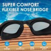 WOTOW Polarized Swimming Goggles, Anti Fog Anti UV Swim Goggles