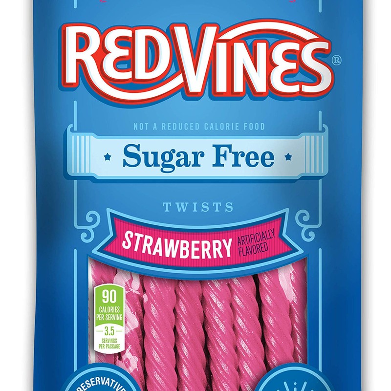 Red Vines Sugar Free Licorice, Strawberry Flavor, Soft & Chewy