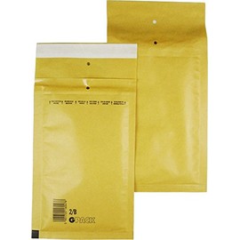 50 Brown Bubble Envelopes 140 x 225 mm