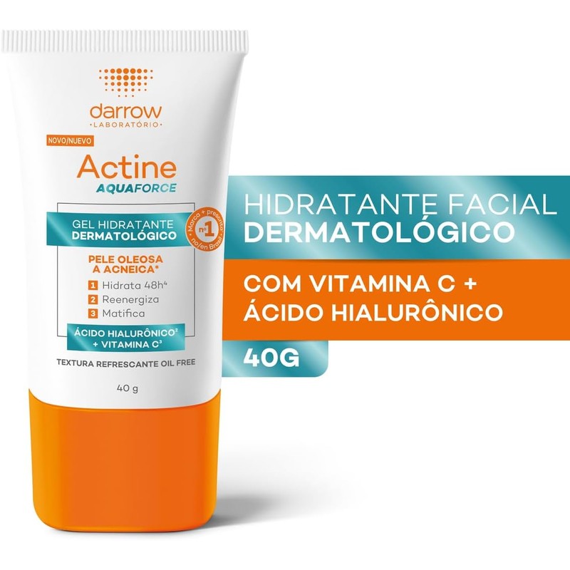 Darrow Actine Aquaforce, gel hidratante facial para piel mixta a
