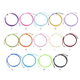 Wax Cord Braided Bracelet Aesthetic Jewelry Comfortable Fashion Accessory, Ginger