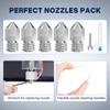 KEAcvise 5pcs Hardened Steel Nozzle Set - mk8 extruder nozzles