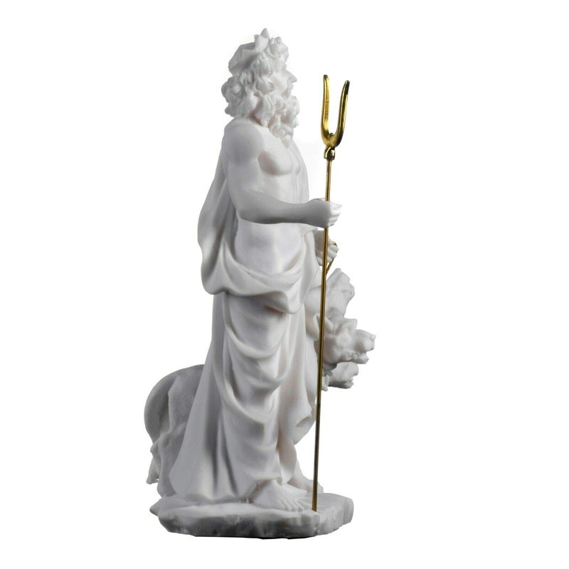 Pluto Hades Lord of the Underworld Greek Statue Dead Figurine