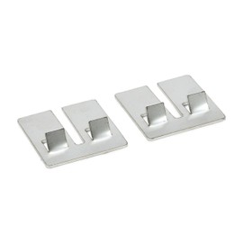 Grillrost.com Das Original Adapter Clips Suitable for Weber Q100/Q200 Grills - For Use with Two-Part Grates - Stainless Steel